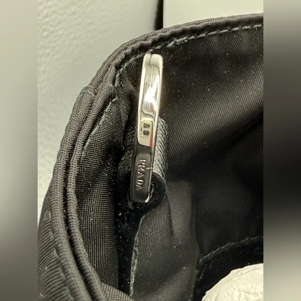 NWT PRADA Re-Nylon/ Leather Padded Large Black tote/ shopping Bag Crossbody mens - Picture 11 of 17